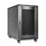 Rocstor Y10E039-B1 rack cabinet 18U Freestanding rack Black