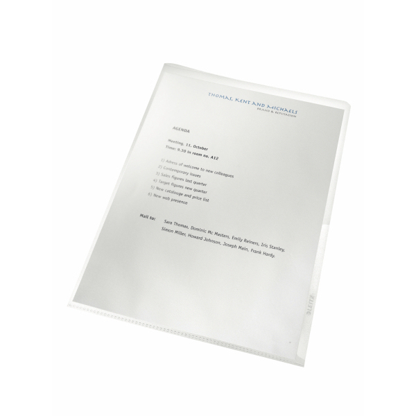 Image of Leitz 40011003 folder Transparent A4