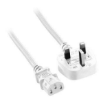Microconnect PE090420W power cable White 2 m Power plug type G C13 coupler  Chert Nigeria