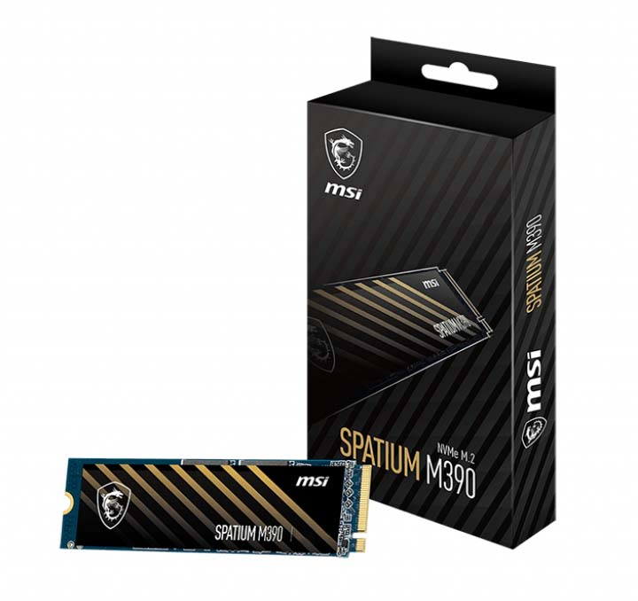 MSI SPATIUM M390 NVME M.2 500GB internal solid state drive PCI Express