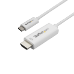 StarTech.com CDP2HD1MWNL video cable adapter 39.4" (1 m) USB Type-C HDMI Type A (Standard) White