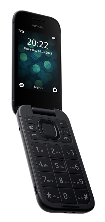 Nokia 2660 Flip - 4G. VoLTE. 2.8"+1.77". 0.3MP. 48MB/128MB.