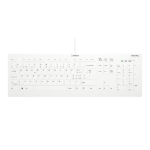 Contour Design Active Key Contour QuickClean Medical Keyboard Removable Cover Full-Size Wired White CH C8112