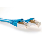 ACT Blauwe 7 meter SFTP CAT6A patchkabel snagless met RJ45 connectoren