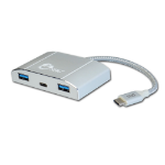 Siig JU-H30C11-S1 laptop dock/port replicator USB 3.2 Gen 1 (3.1 Gen 1) Type-C Silver