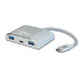 Siig JU-H30C11-S1 laptop dock/port replicator USB 3.2 Gen 1 (3.1 Gen 1) Type-C Silver