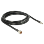 DeLOCK 3m, N/RP-SMA coaxial cable CFD400, LLC400 Black