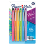 Papermate 1987343 felt pen Medium Assorted colours 12 pc(s)