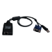 Tripp Lite B055-001-USB-V2 KVM cable Black