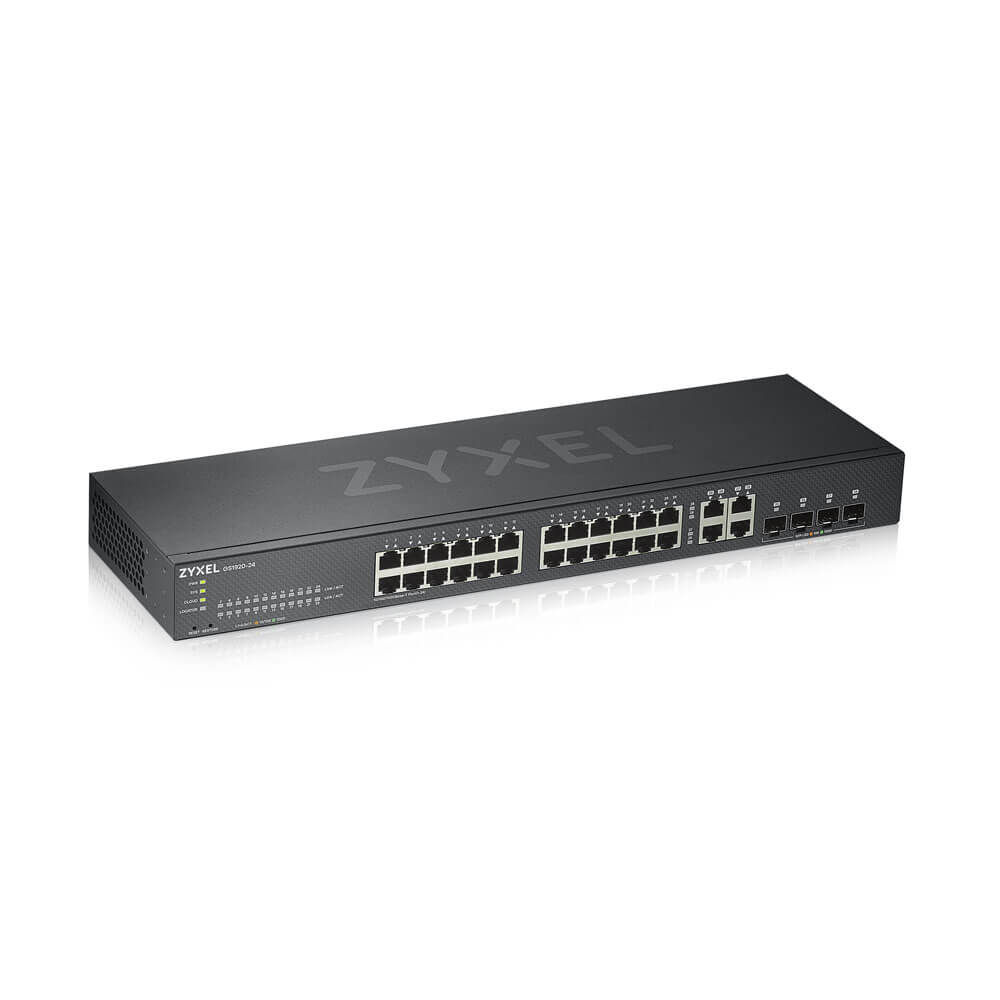 Image of Zyxel GS1920-24V2 Managed Gigabit Ethernet (10/100/1000) Black