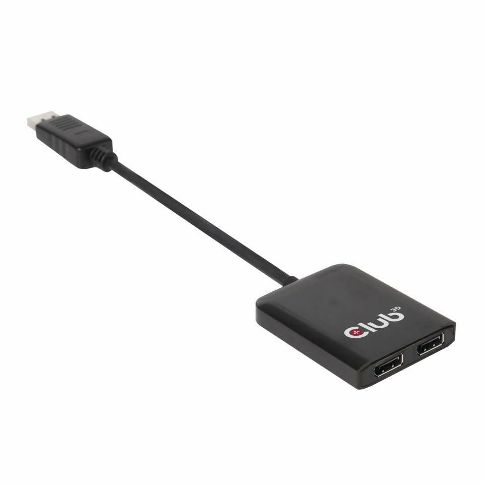 Image of CLUB3D Multi Stream Transport Hub DisplayPort 1.2 Dual Monitor
