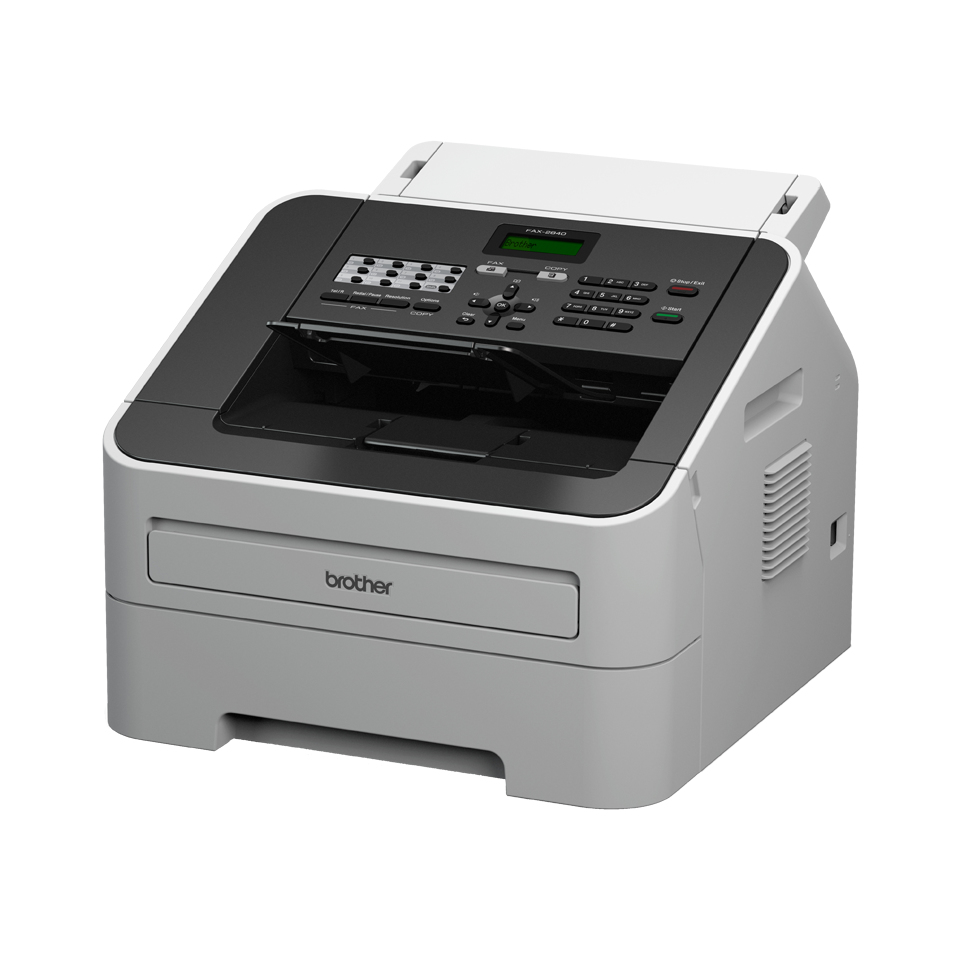 Brother FAX-2840 High-Speed Laser Fax Machine White FAX2840ZU1