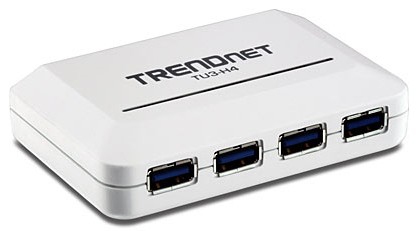 Image of Trendnet TU3-H4 interface hub 5000 Mbit/s White