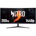 Acer NITRO XZ0 Nitro XZ340CURX0bmiiphx - 34'', WQHD (3440x1440), 200Hz, 1ms, 21:9, 1500R Curve, ZeroFrame, VA, Black