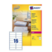 Avery L7162-250 addressing label White Self-adhesive label