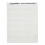 Brady LAT-22-361-5 printer label Transparent, White Self-adhesive printer label