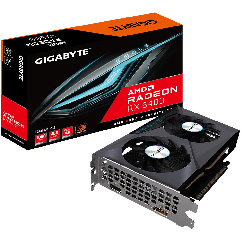 Image of Gigabyte EAGLE Radeon RX 6400 4G AMD 4 GB GDDR6
