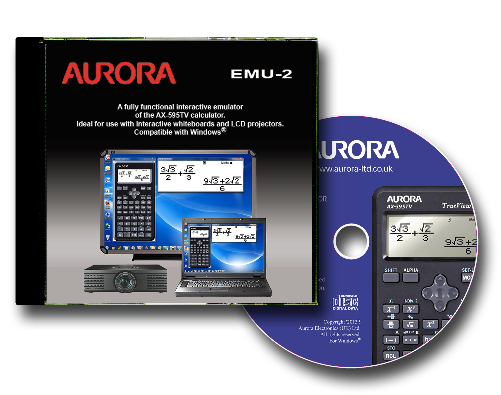Aurora CK59 calculator Pocket Scientific Black