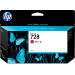 HP Cartucho de tinta DesignJet 728 magenta de 130 ml