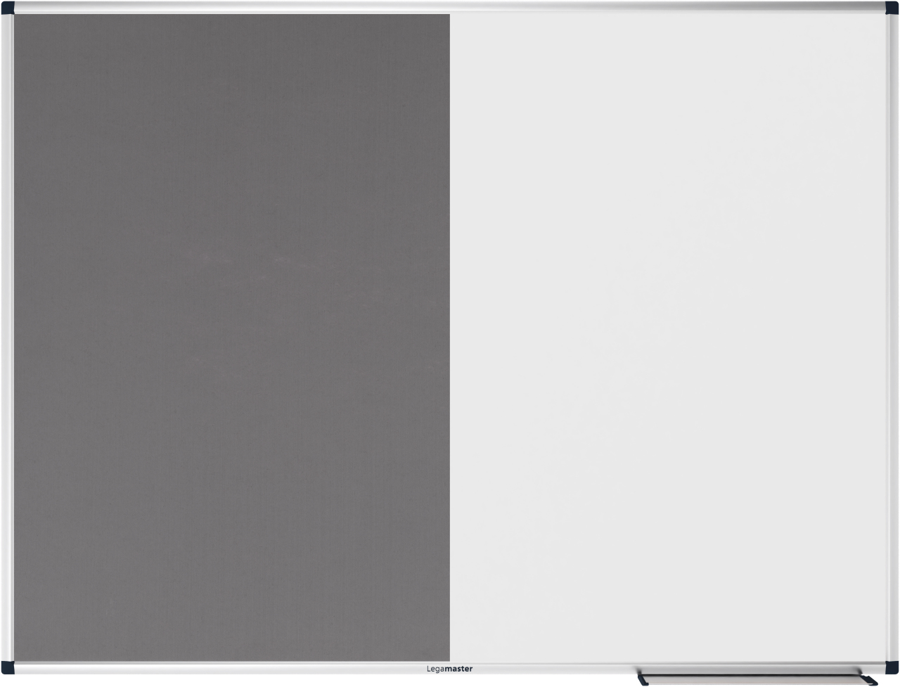 Legamaster UNITE combiboard felt-whiteboard 90x120cm grey