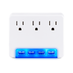 CyberPower P3WUH surge protector White 3 AC outlet(s) 125 V