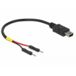 DeLOCK 85412 USB-kabel 0,1 m Mini-USB B Zwart