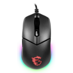 MSI CLUTCH GM11 WHITE Gaming Mouse '2-Zone RGB, upto 5000 DPI, 6 Programmable button, Symmetrical design, OMRON Switches, Center'