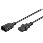Microconnect PE040620 power cable Black 2 m C13 coupler C14 coupler