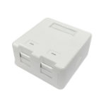 Lanview LVN127767 socket-outlet 2 x RJ-45 White