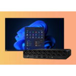 HP ProDesk 4 Mini G1i Desktop AI PC 512 GB SSD Windows 11 Pro Mini PC Black