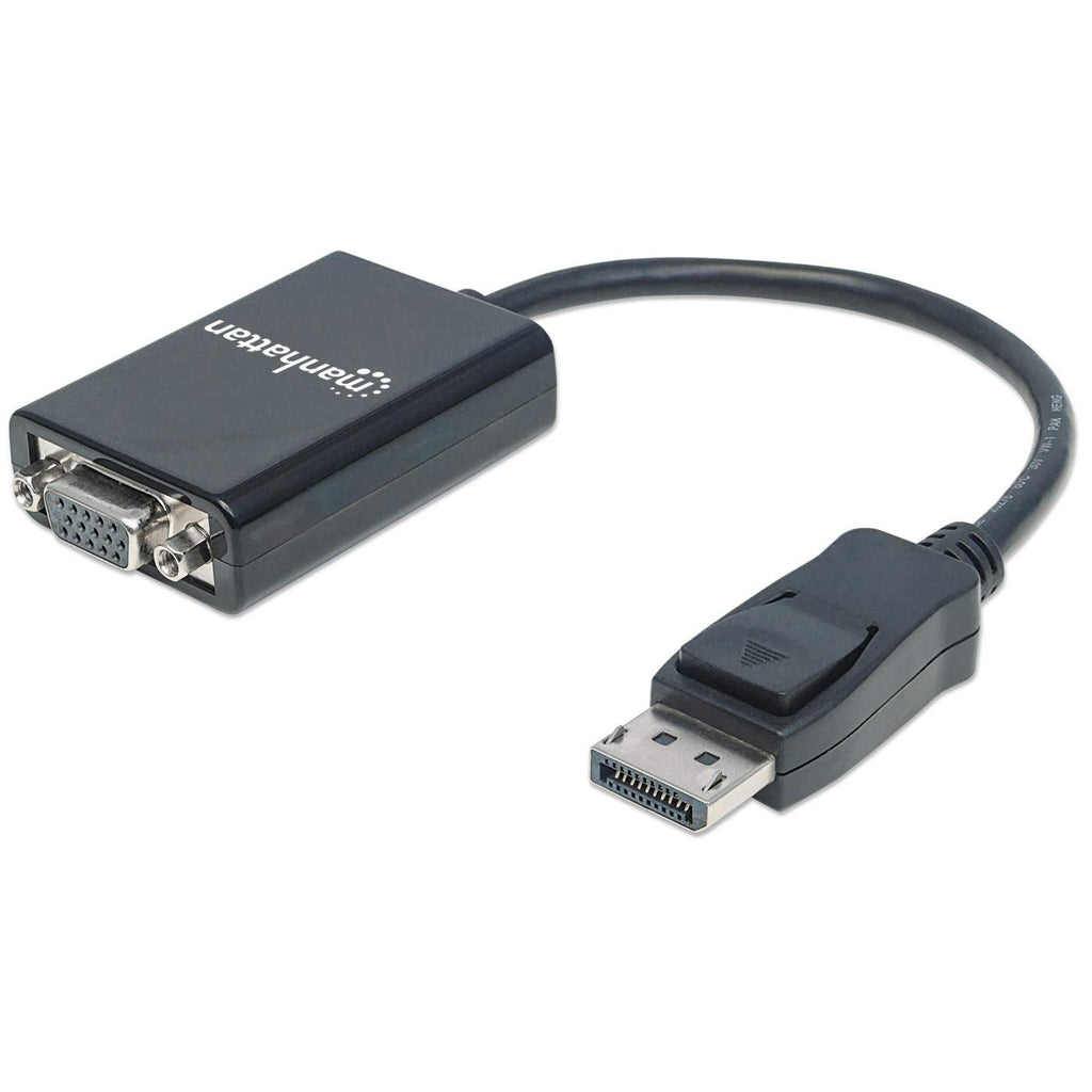 Image of Manhattan DisplayPort to VGA HD15 Converter Cable, 15cm, Male to...