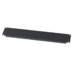 SANUS 1U Steel Flanged Blanking Panel; Fits all Component Series AV racks