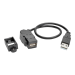 Tripp Lite U024-001-KPA-BK USB cable USB 2.0 11.8" (0.3 m) DisplayPort USB A Black