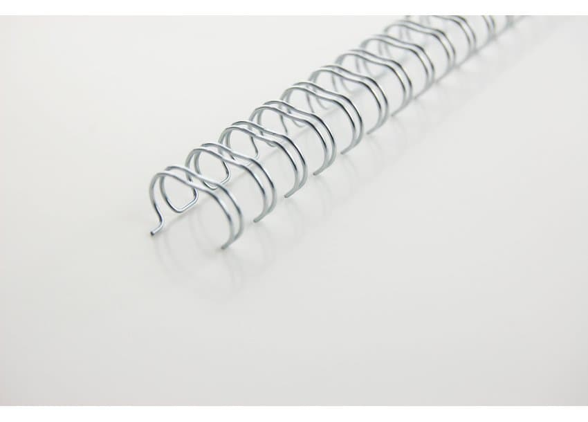 GBC 34-Loop 6mm A4 Binding Wires Silver (Pack of 100) RG810497