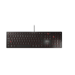 CHERRY KC 6000 SLIM keyboard USB Nordic Black