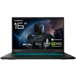 GIGABYTE GAMING A16 Laptop - 16", 165Hz WUXGA, Ryzen 7 260, RTX 5060, 16GB DDR5 5200MHz, 1TB Gen4 SSD, Windows 11 Home, 2 Year Warranty, Dolby Atmos, GAMING A16 3THK3UK894SH