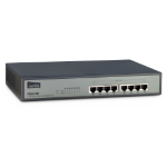 Inter-Tech PE6108 Managed Fast Ethernet (10/100) Black Power over Ethernet (PoE)