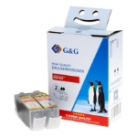 G&G 15073 inktcartridge 2 stuk(s) Compatibel Zwart