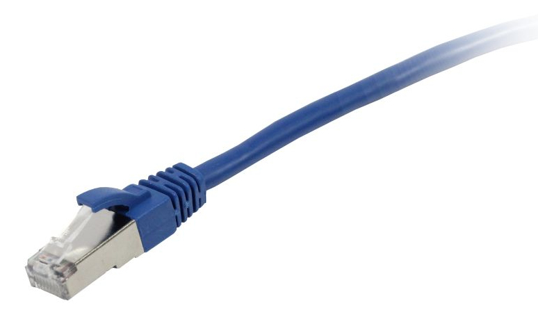 EU Product - Patchkabel RJ45 CAT5e 100Mhz blau S-FTP SF/UTP - Cable - Network thumbnail