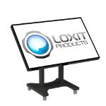 Loxit Hi-Lo Duo Flip Top Trolley Black Multimedia trolley