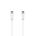 Hama 00205065 coaxial cable 5 m F White