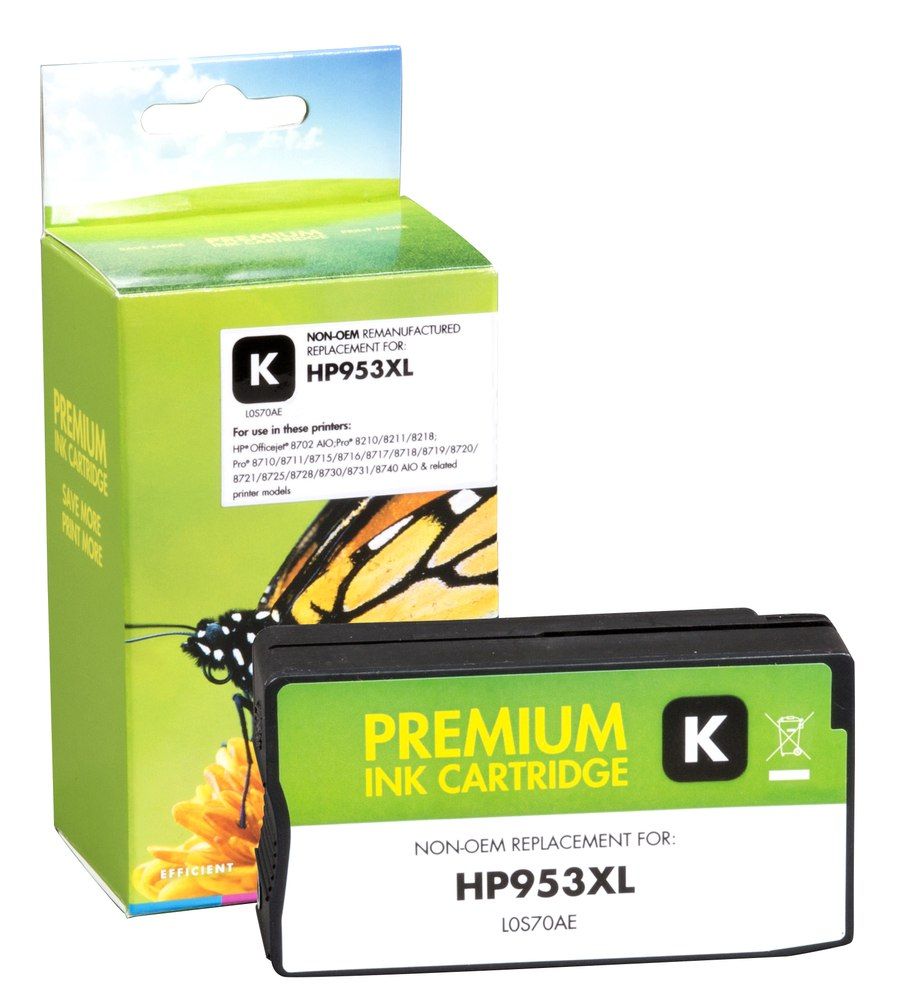 Refilled HP 953XL Black Ink Cartridge