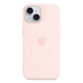 Apple iPhone 15 Silicone Case with MagSafe - Light Pink