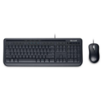 Microsoft Wired Desktop 600, DE keyboard Mouse included USB QWERTZ Black  Chert Nigeria