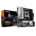 GIGABYTE B650M GAMING PLUS WIFI Motherboard - AMD Ryzen 9000 CPUs, 5+2+2 Phases VRM, up to 8000MHz DDR5, 2xPCIe 4.0 M.2, 2.5GbE LAN, WIFI 6E, USB 3.2 Gen 1