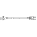 Cisco PWR-CAB-AC-SUI= power cable Black 169.3" (4.3 m) SEV 5934-2 IEC 320