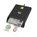 Adesso SCR-100 smart card reader Indoor USB USB 2.0 Black