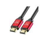 SAXXON HDMI-10 - Cable HDMI de 1 metro de alta velocidad Versión 2.0  Resolución 4K Canal de retorno de audio ARC Video 3D /Blindado / Chapado en oro -