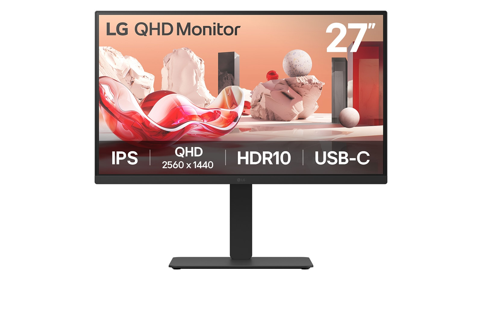 LG 27BA75QB-B computer monitor 68.6 cm (27") 2560 x 1440 pixels Wide Quad HD LED Black