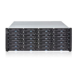 Infortrend ESDS 1024 disk array Rack (4U) Zwart, Grijs